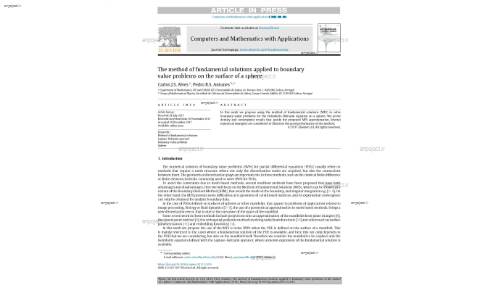The method of fundamental solutions applied to boundary value problems on the surface of a sphere